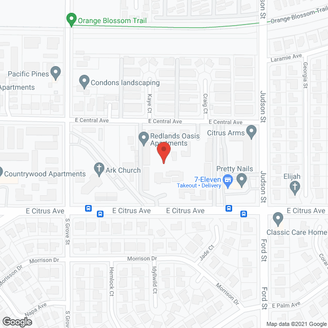 Redlands Oasis Garden Apt in google map