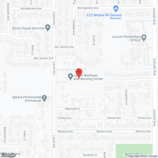 Laurel Convalescent Hospital in google map