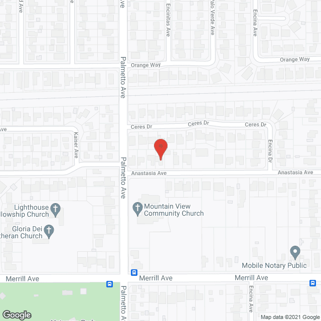 Anastasia Residential Board in google map