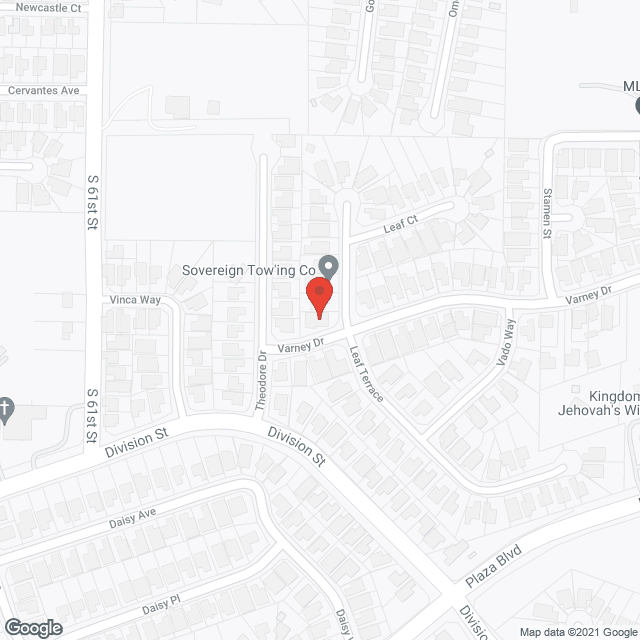 Christine Board and Care Fac in google map