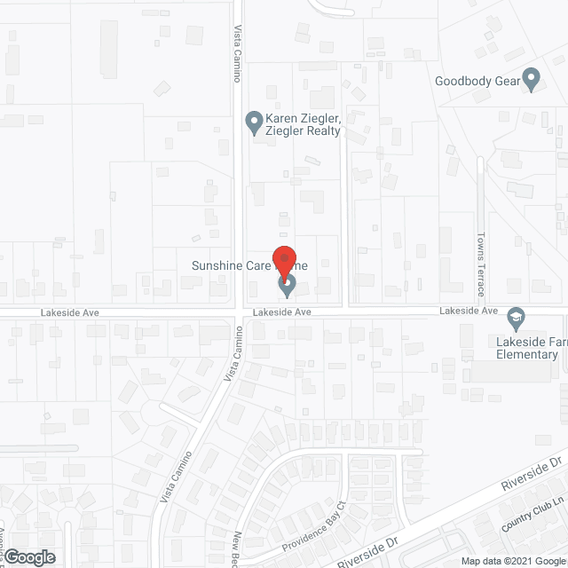 Sunshine Carehome in google map