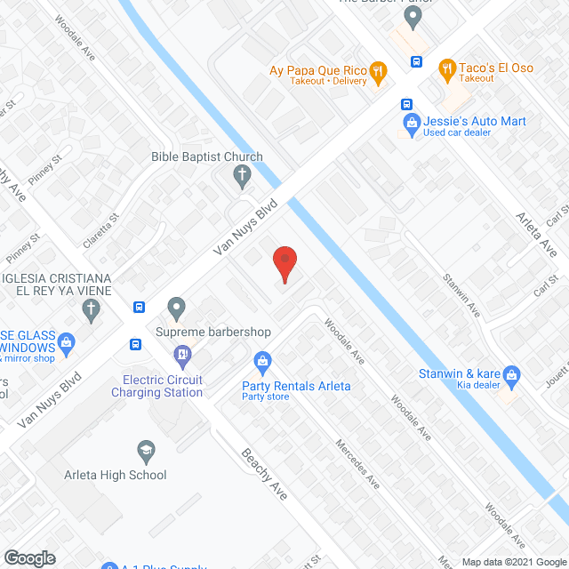 Arleta Park Apartments in google map