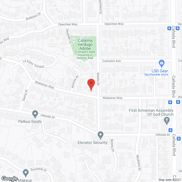 Glendale Verdugo Guest Home in google map