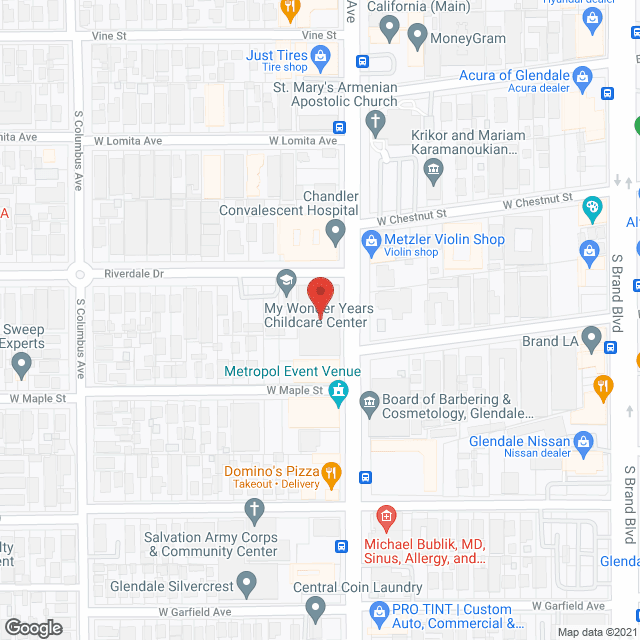 Glenridge Center in google map
