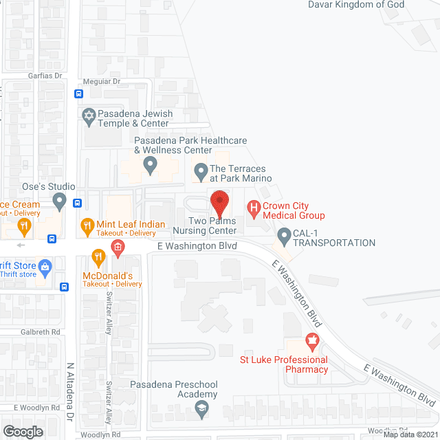 Marlinda Convalescent Hospital in google map