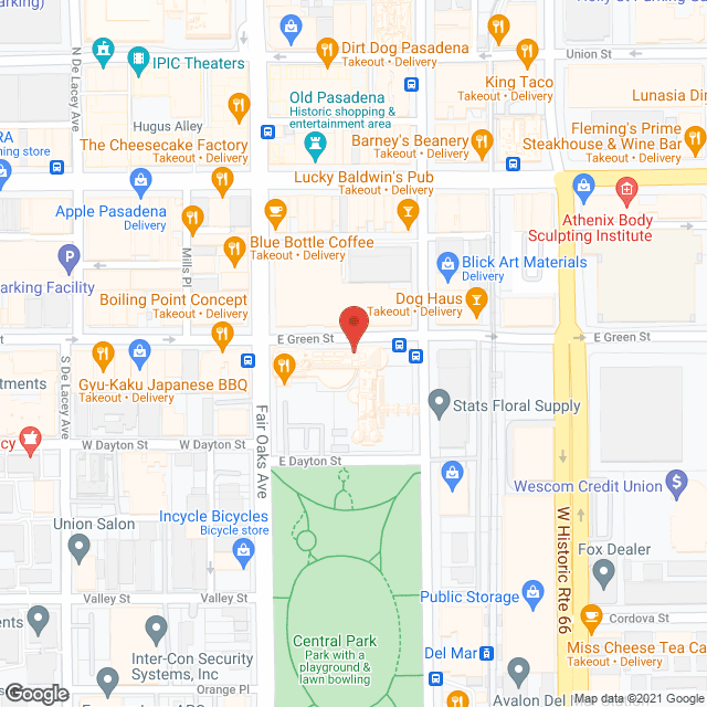 Green Hotel Apartments in google map