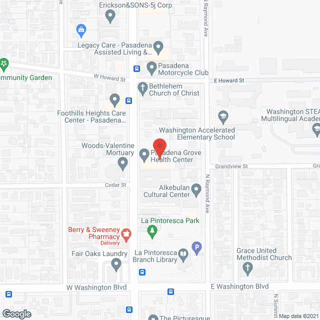 Pasadena Grove Health Center in google map