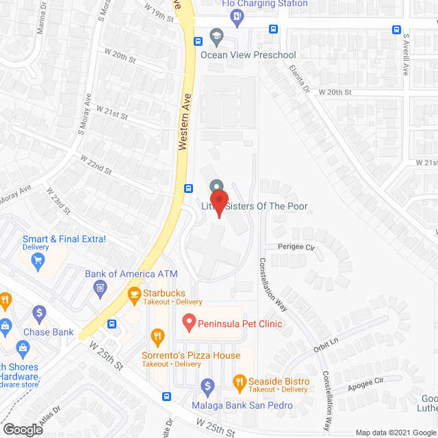 Jeanne Jugan Residence (now Little Sisters of the Poor) in google map