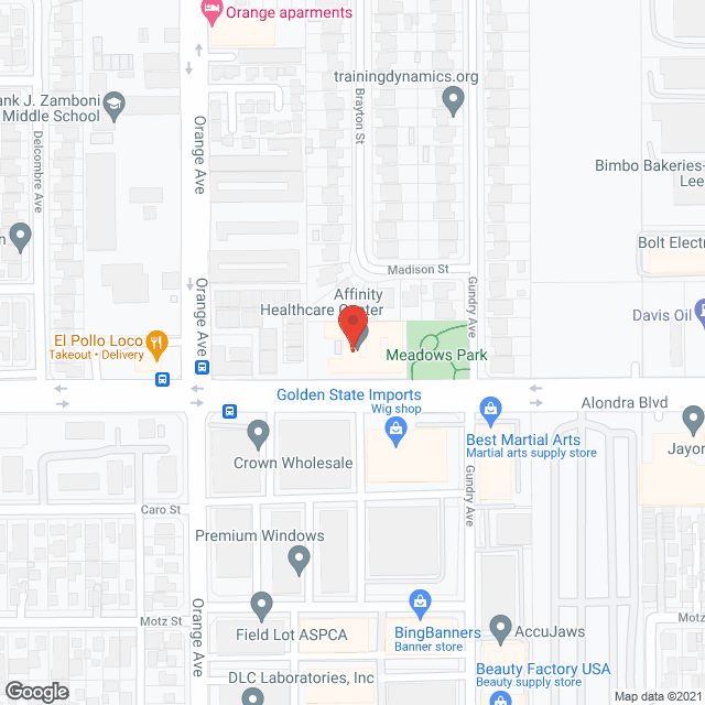 Paramount Meadows Nursing Ctr in google map
