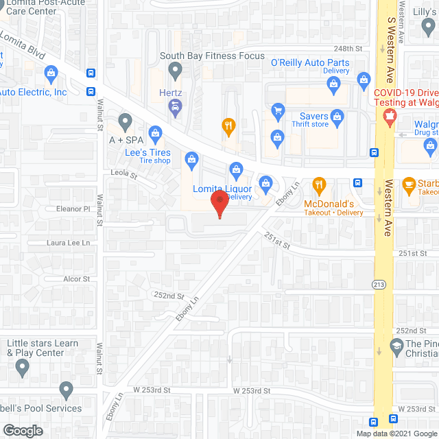 Lomita Kiwanis Gardens in google map