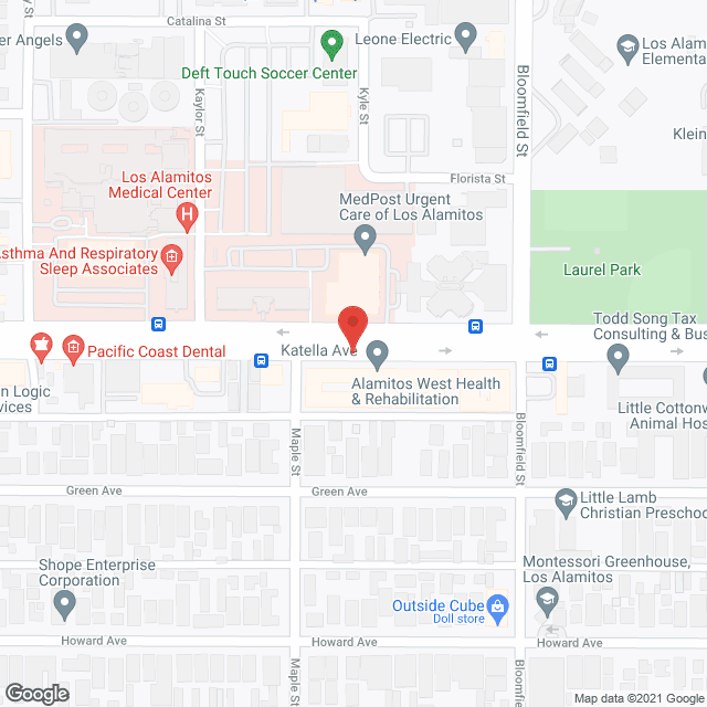 Alamitos West in google map