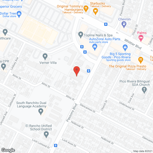 Rivera Gardens Apartments in google map