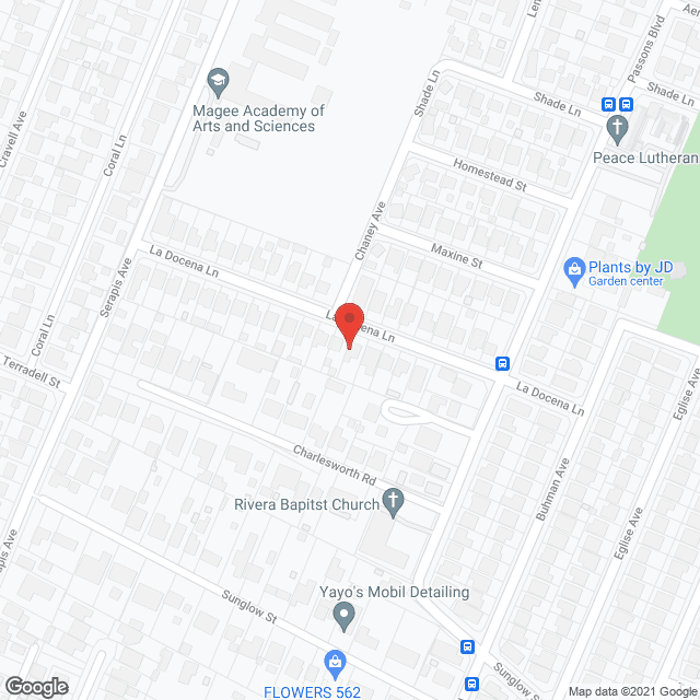 Rachel Buckhorn's Board and Care in google map