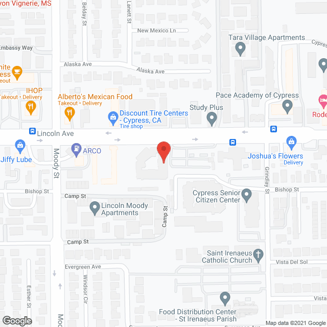 Cypress Pointe Senior Community in google map