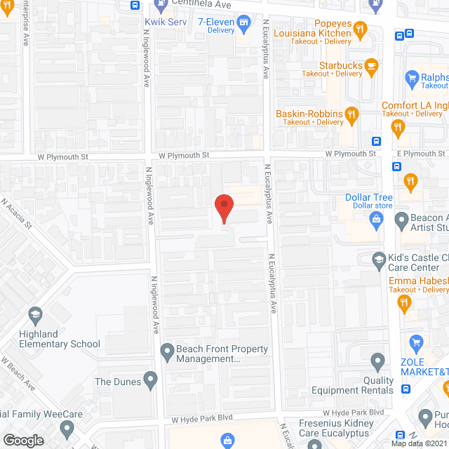 Eucalyptus Park Apartments in google map