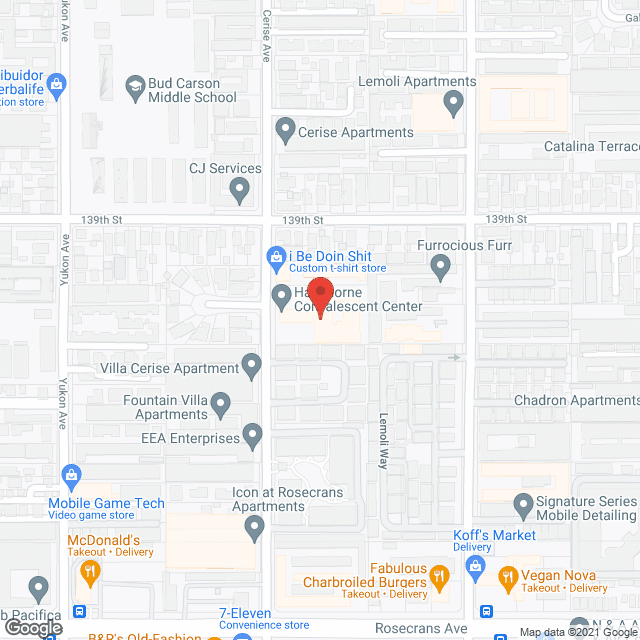 Windsor Gardens Convalescent in google map