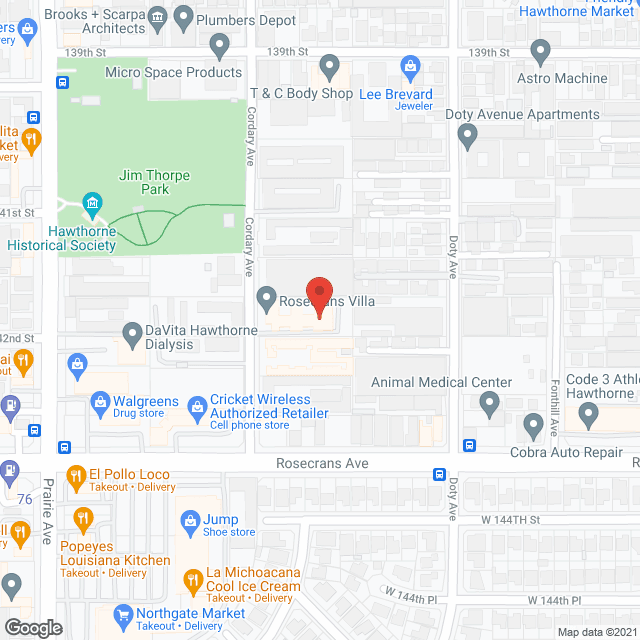 Rosecrans Villa Residential Care in google map