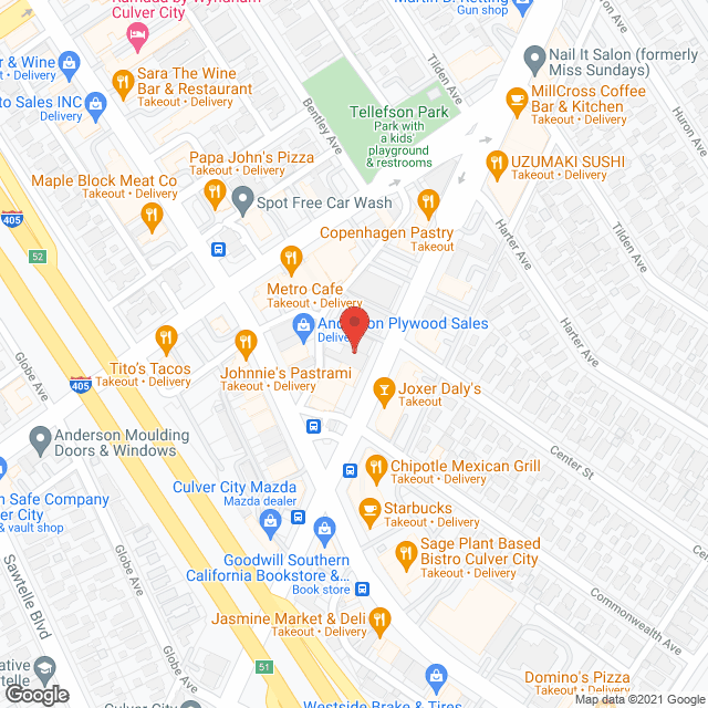Westmont of Culver City in google map