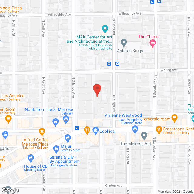 King's Road Apartments in google map