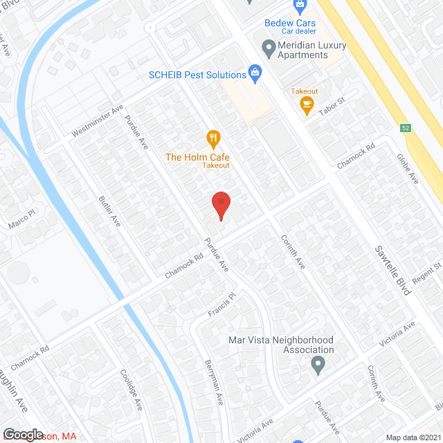 West LA Homes in google map