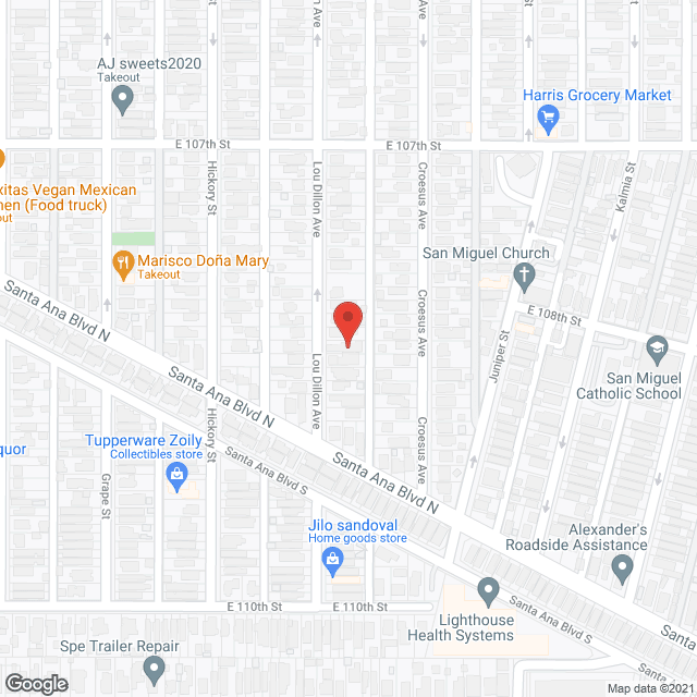 Parents of Watts in google map