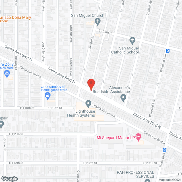Fountain Gardens Convalescent in google map