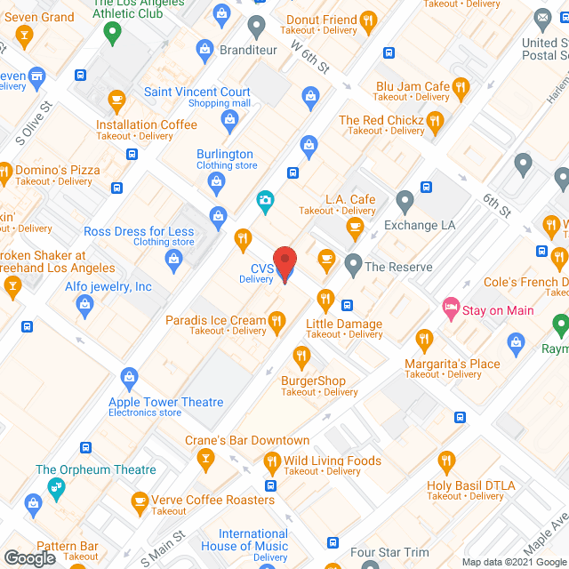 Van Nuys Apartments in google map