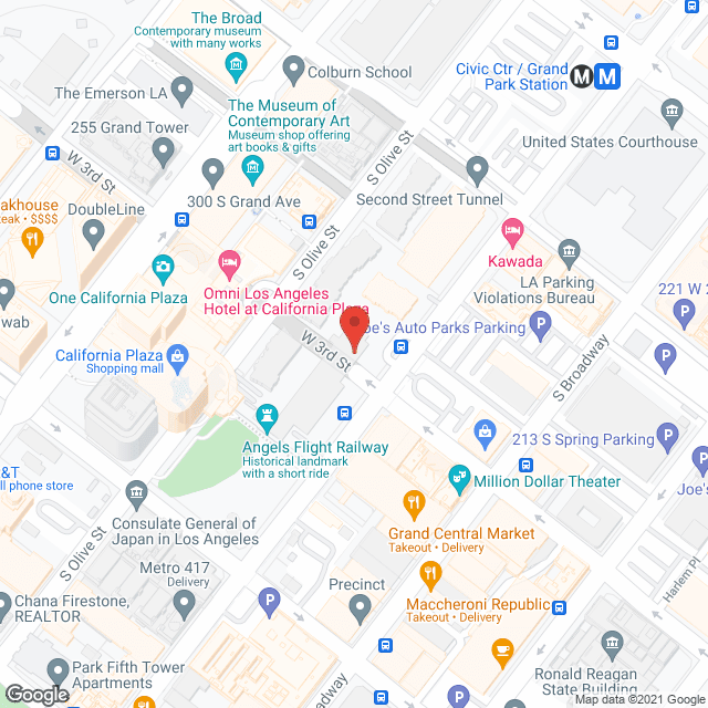Angelus Plaza in google map