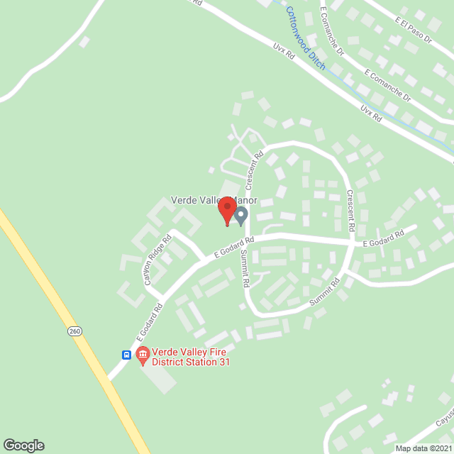 Verde Valley Manor in google map