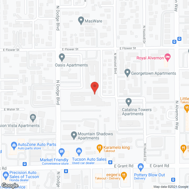 Desert Gardens Clinical Care in google map