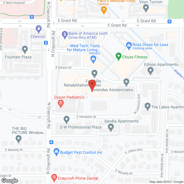 Posada Del Sol Health Care Ctr in google map