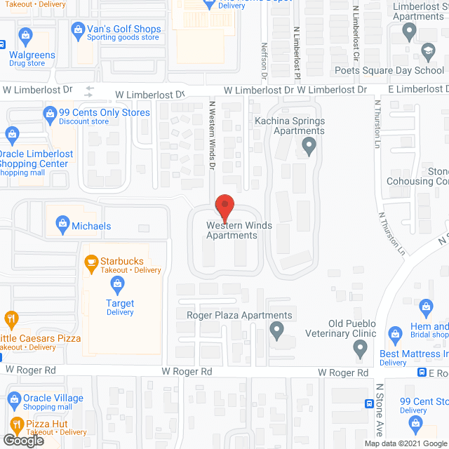 Western Winds Apartments in google map