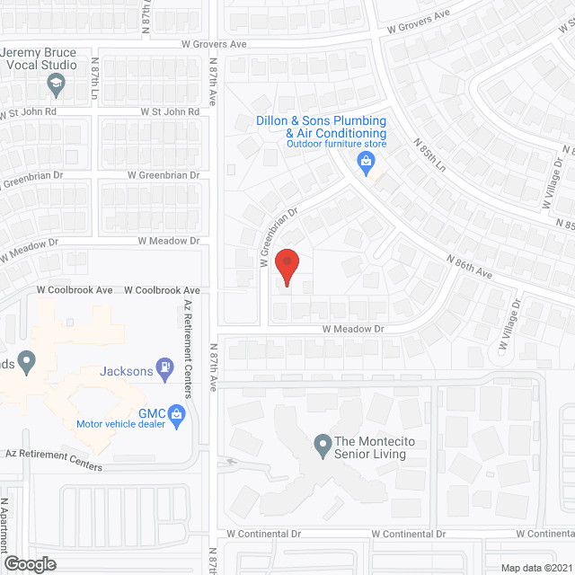 Phoenician Care Homes in google map
