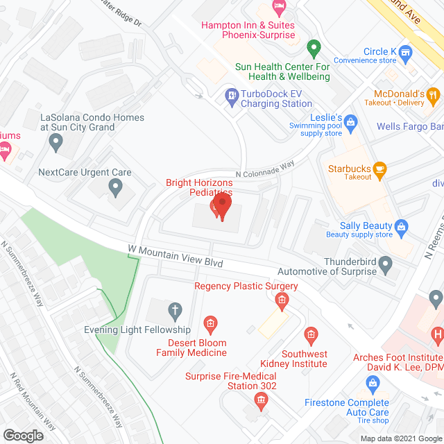 Sun City Grand in google map