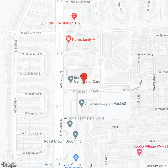 Camelot Care Ctr in google map