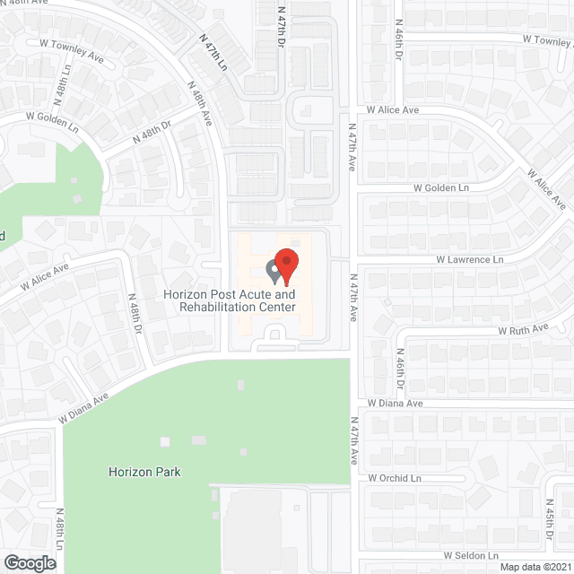 Horizon Post Acute and Rehabilitation Center in google map