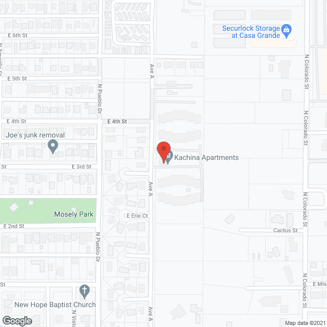 Human Action For Chandler-Hsng in google map
