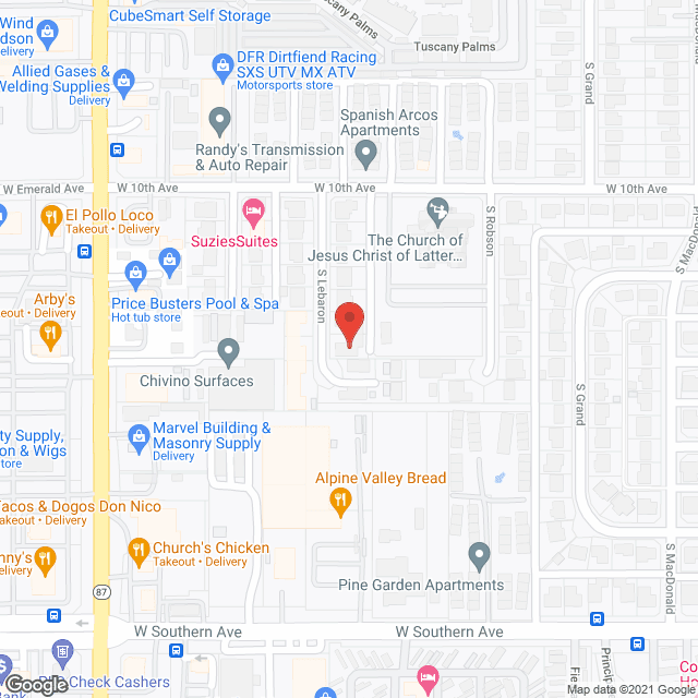 Heritage Lane Behavioral - East in google map