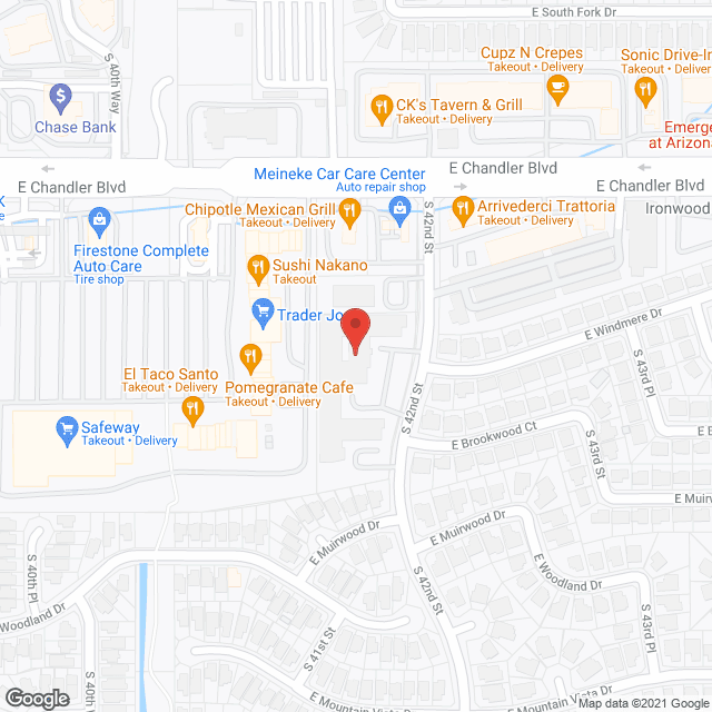 La Estancia Nursing and Rehab Center in google map
