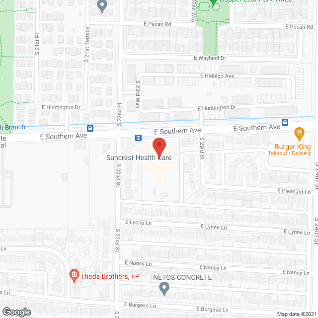Sun Crest Health Care in google map