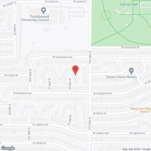 Arizona Care Home in google map