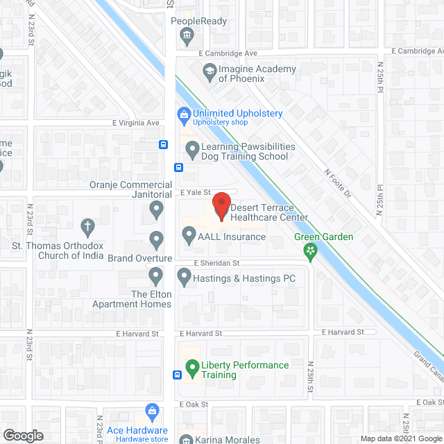 Desert Terrace Nursing Home in google map