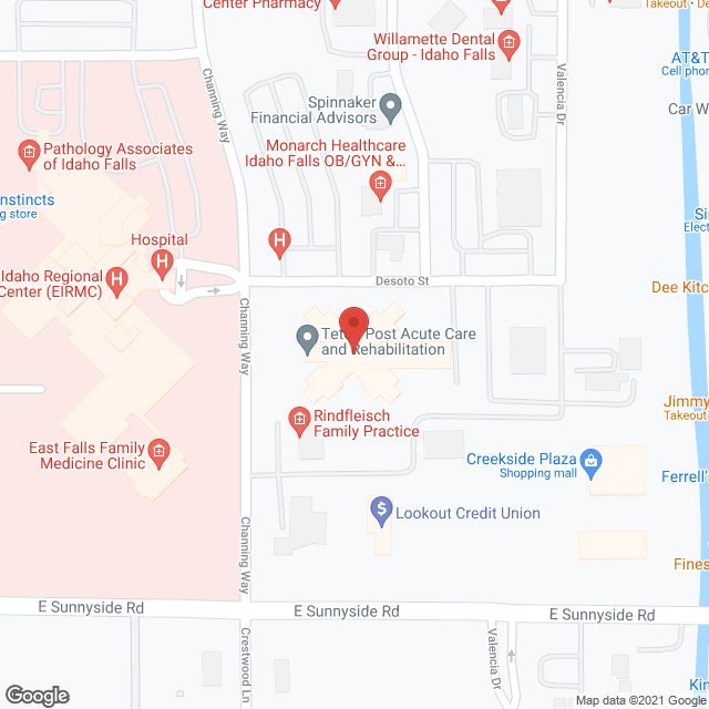 Teton Post Acute Care and Rehabilitation in google map