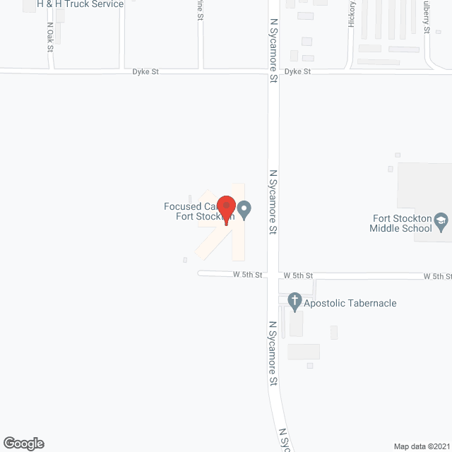 Fort Stockton Nursing Ctr in google map