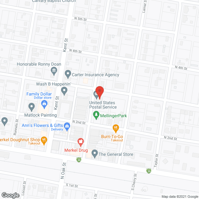 Merkel Nursing Ctr in google map