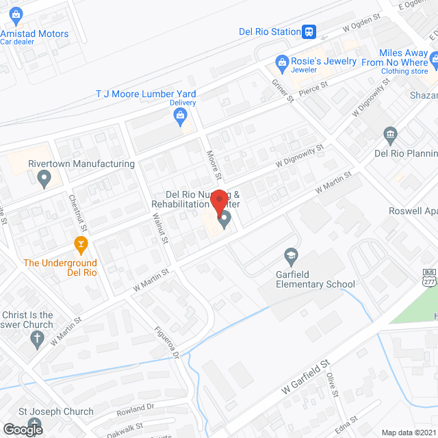Del Rio Nursing Home Inc in google map