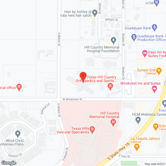 Windcrest Nursing Home in google map