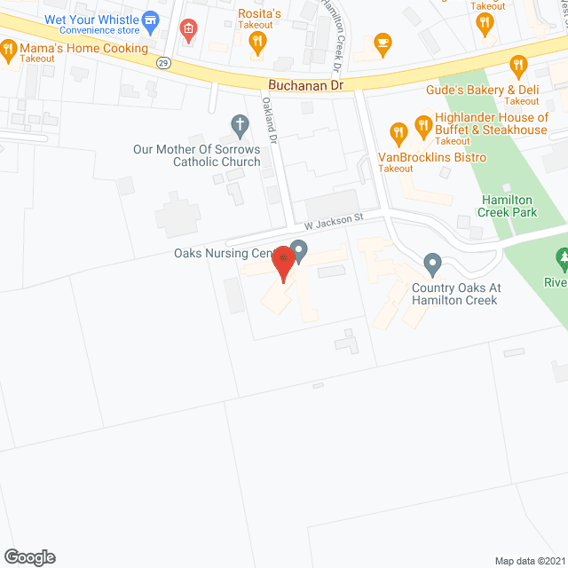 Oaks Nursing Home in google map