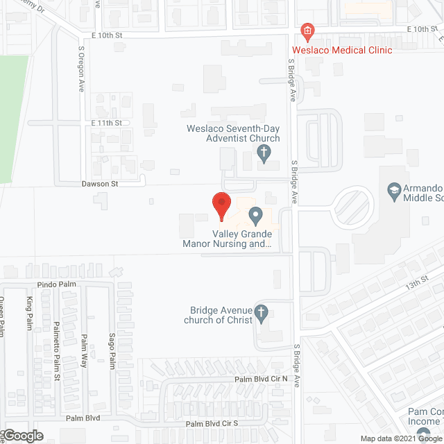 Valley Grande Manor in google map