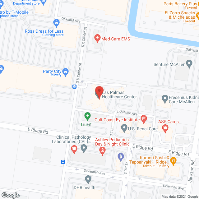 Las Palmas in google map